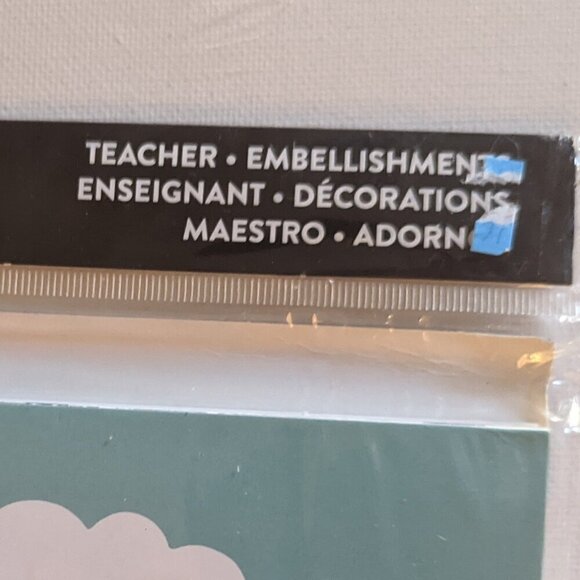 NWT Back to School Happy Planner Teacher 'One Day Day One' 53pc Wall Art Kit - Picture 10 of 11